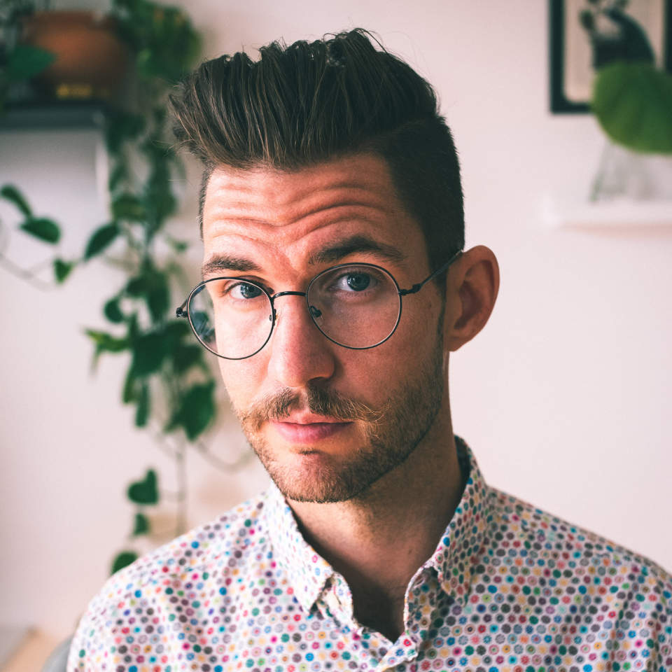 Portrait photo of Justin Bauer, Product Designer in Malmö